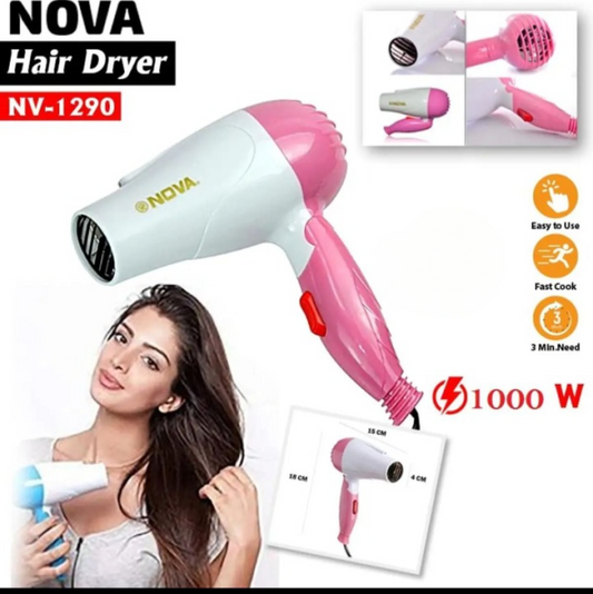 Foldable Nova Hair Dryer Nv-1290
